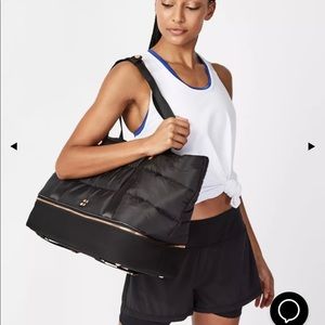 Gently-used Sweaty Betty Icon Luxe gym bag